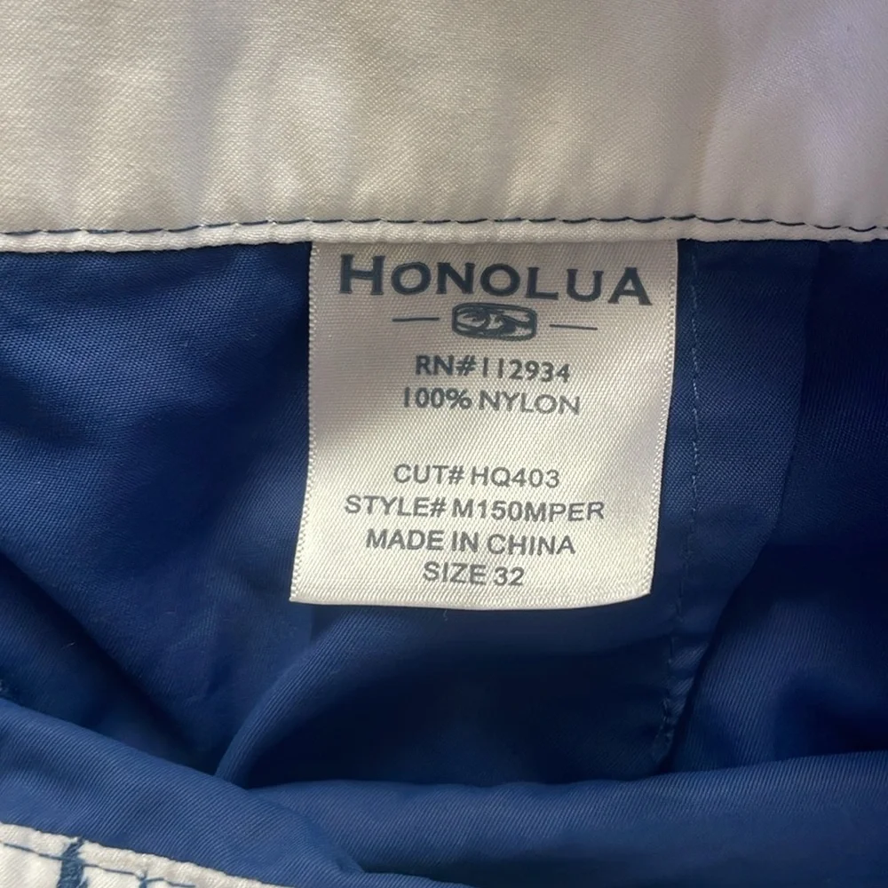 Honolua Surf Co. Blue Board Shorts Size 32